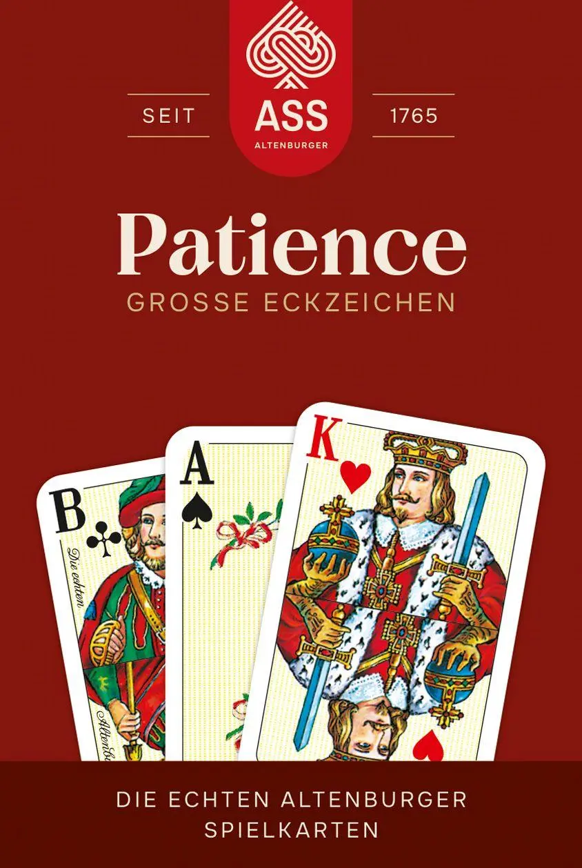 Cover: 4042677700940 | Patience, große Eckzeichen | ASS - Spielkartenfabrik Altenburg GmbH