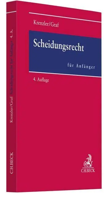 Cover: 9783406710940 | Scheidungsrecht für Anfänger | Michael Krenzler (u. a.) | Taschenbuch