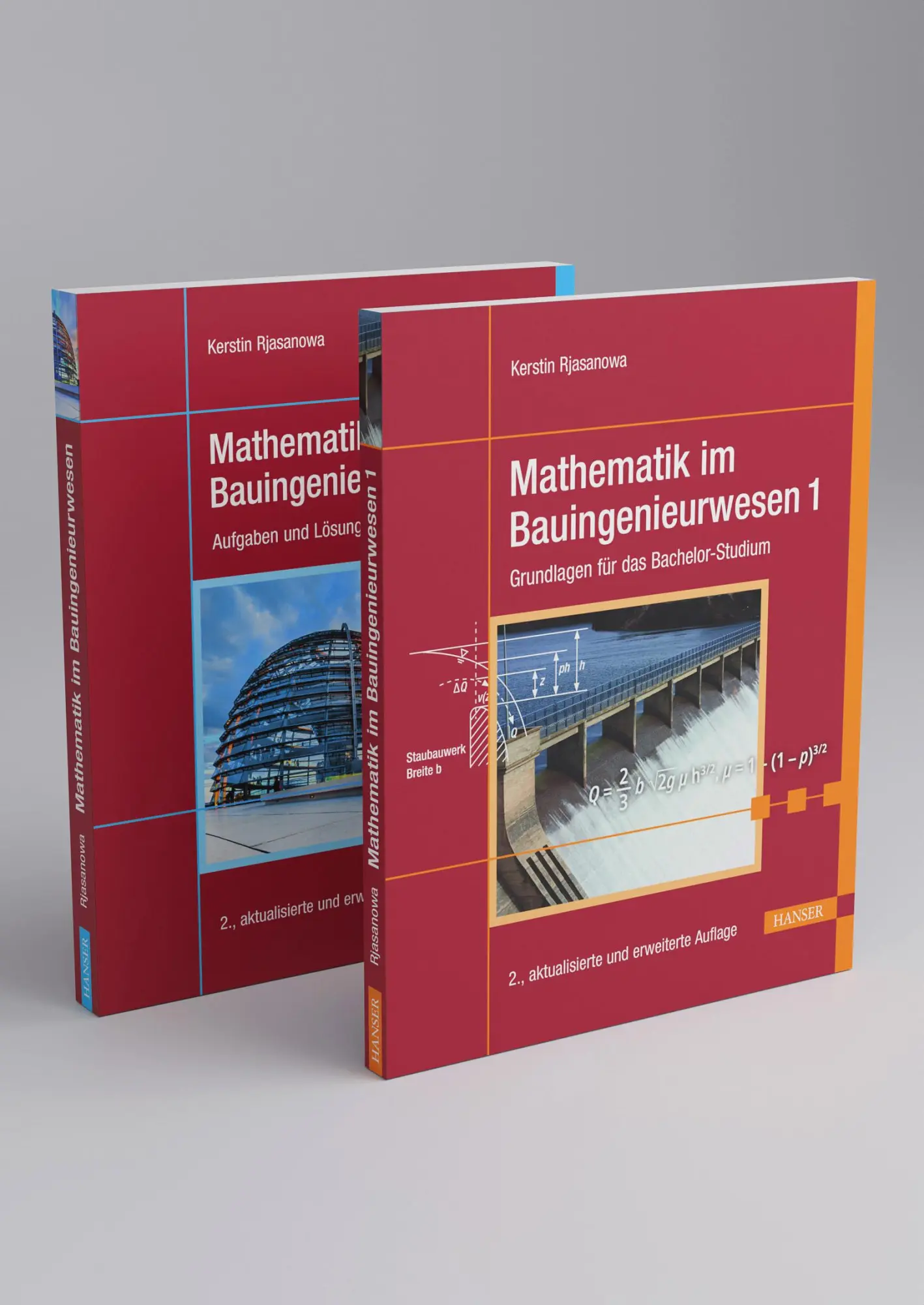Cover: 9783446480940 | Mathematik im Bauingenieurwesen | in 2 Bänden | Kerstin Rjasanowa