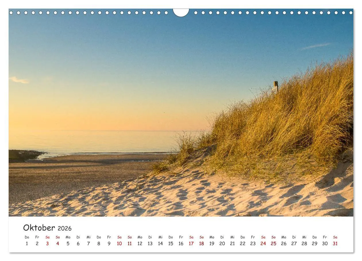 Bild: 9783457750940 | Dünen und Meer Nordseemomente (Wandkalender 2026 DIN A3 quer),...