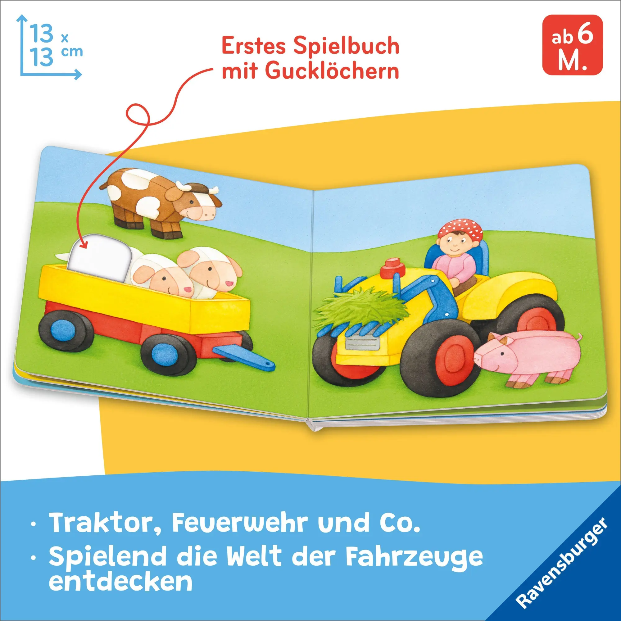 Bild: 9783473420940 | Mein Gucklochbuch: Erste Fahrzeuge | Monika Neubacher-Fesser | Buch