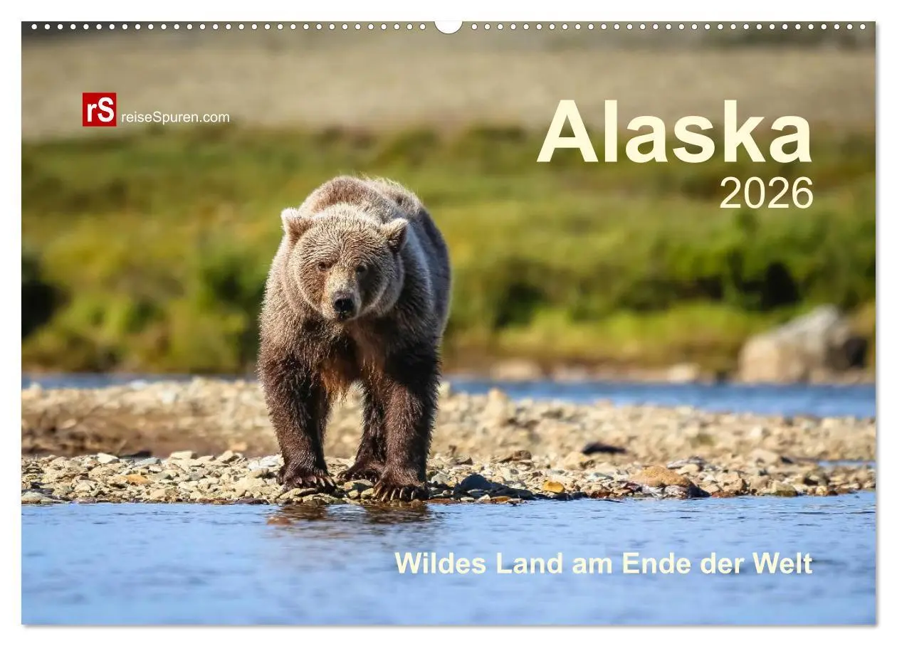 Cover: 9783516080940 | Alaska 2026 Wildes Land am Ende der Welt (Wandkalender 2026 DIN A2...