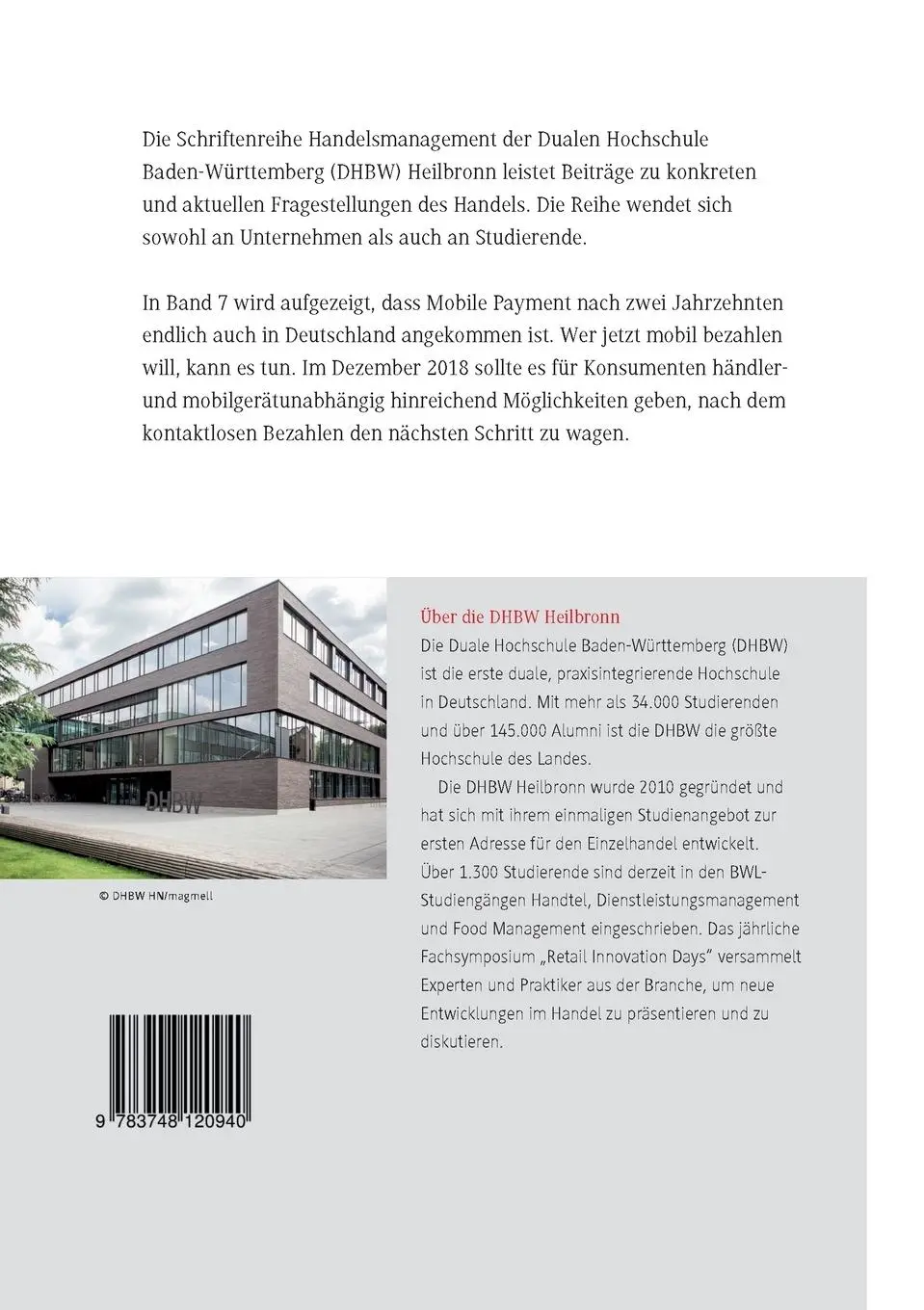 Rückseite: 9783748120940 | Mobile Payment | Ludwig Hierl | Taschenbuch | 128 S. | Deutsch | 2018