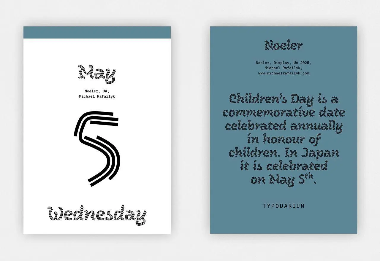 Bild: 4260172811040 | Typodarium 2027 | A 365 Day Type Calendar | Raban Ruddigkeit (u. a.)