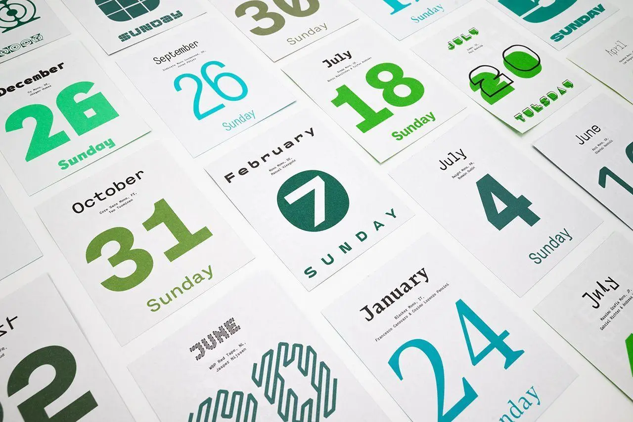 Bild: 4260172811040 | Typodarium 2027 | A 365 Day Type Calendar | Raban Ruddigkeit (u. a.)