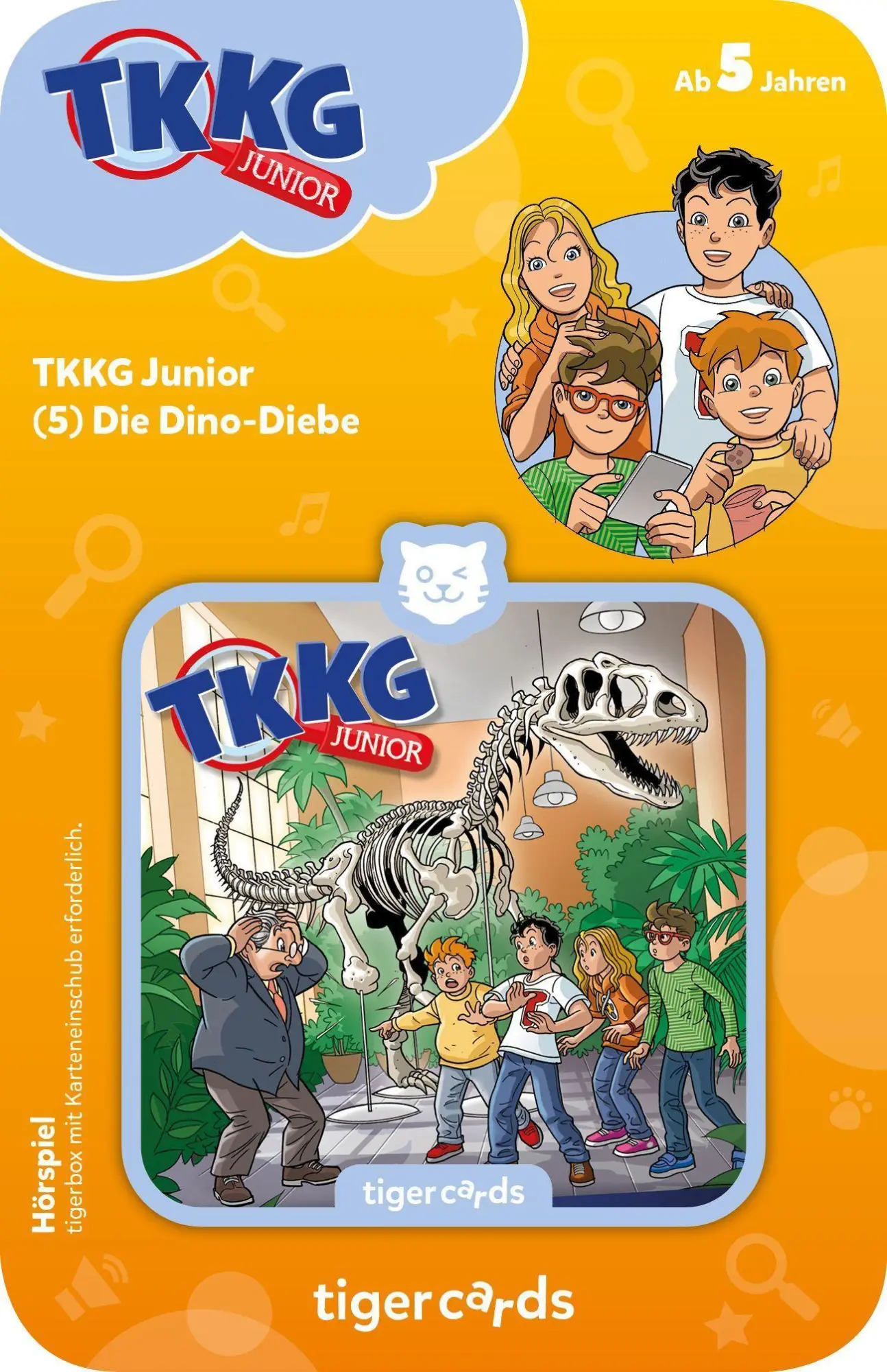 Bild: 4260535481040 | tigercard - TKKG Junior - Folge 5: Dino-Diebe | Deutsch | 2019