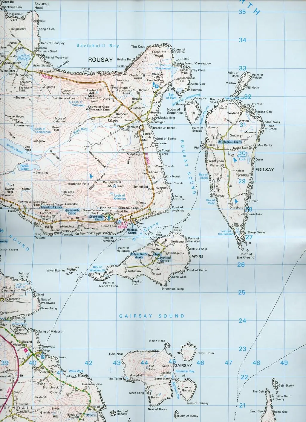 Bild: 9780319261040 | Orkney - Mainland | Ordnance Survey | (Land-)Karte | OS Landranger Map