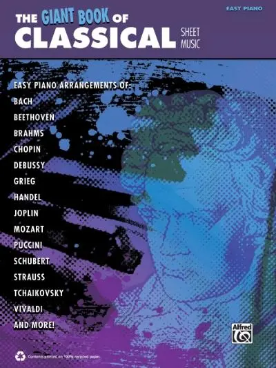 Cover: 9781470611040 | The Giant Book of Classical Piano Sheet Music | Easy Piano | Music