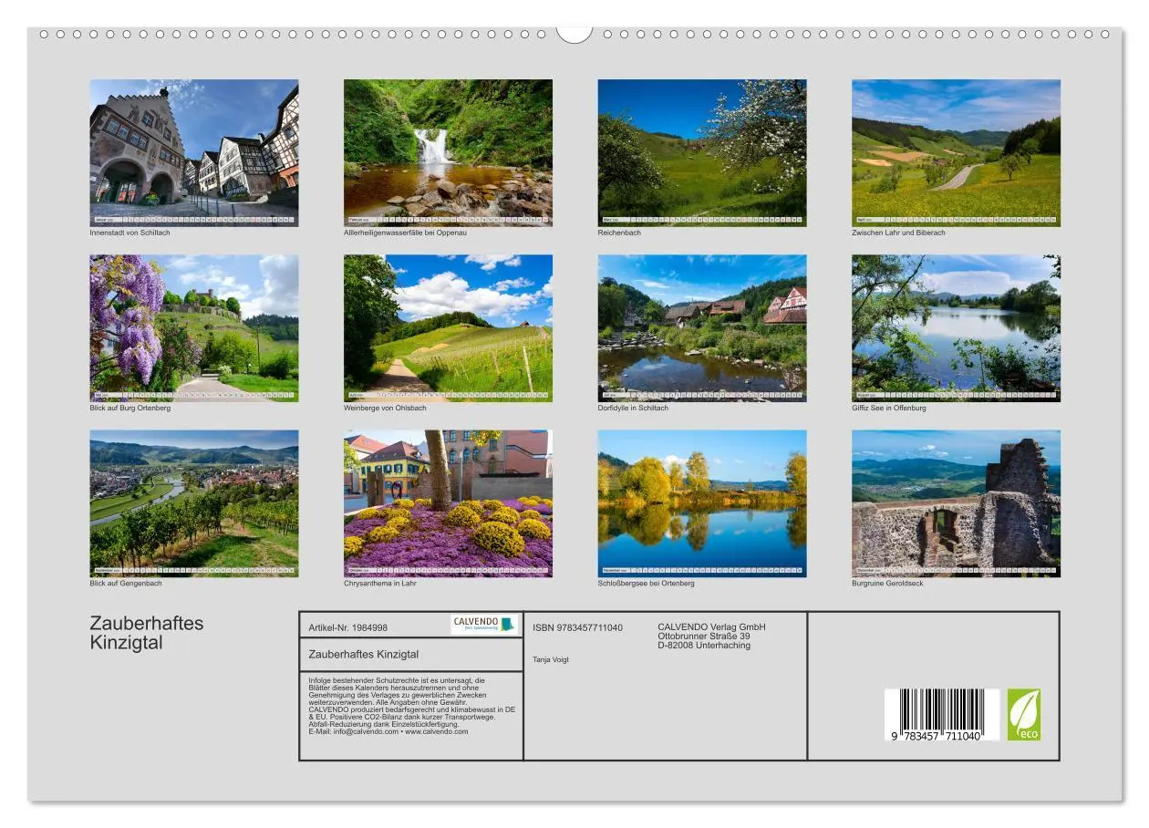 Bild: 9783457711040 | Zauberhaftes Kinzigtal (hochwertiger Premium Wandkalender 2026 DIN...