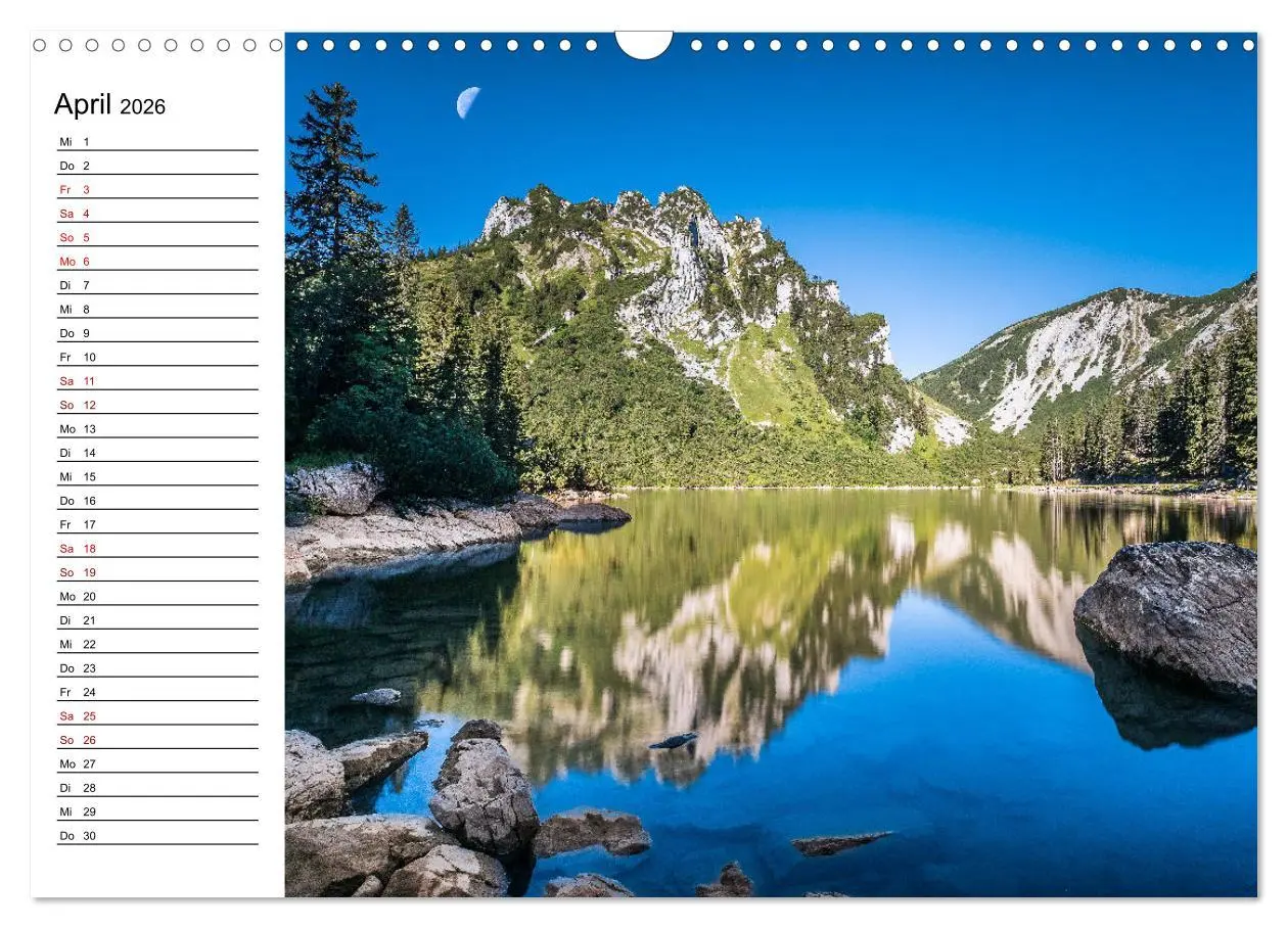 Bild: 9783457881040 | Atemberaubende Alpenwelt (Wandkalender 2026 DIN A3 quer), CALVENDO...