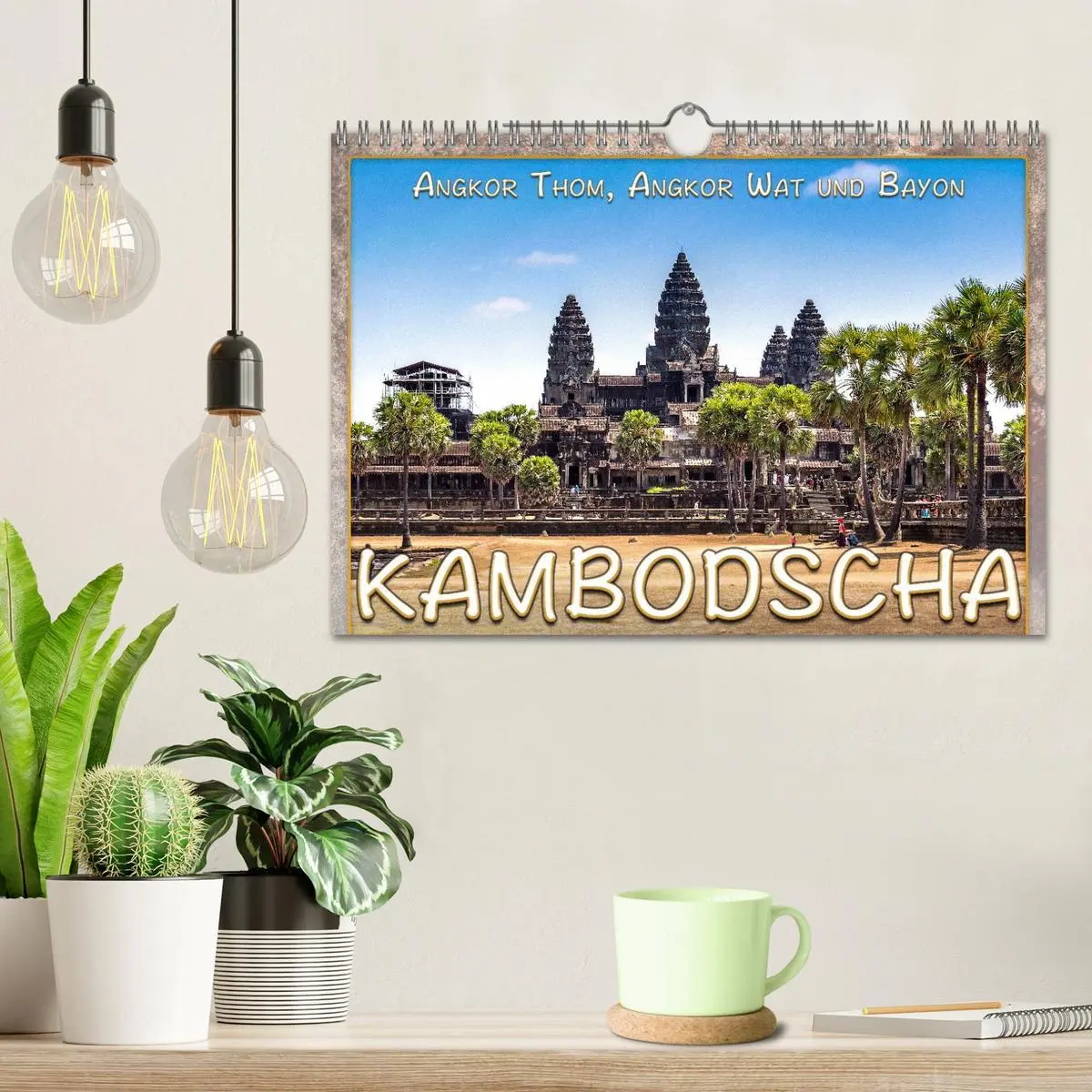 Bild: 9783457951040 | Kambodscha, Angkor Thom, Angkor Wat und Bayon (Wandkalender 2026...