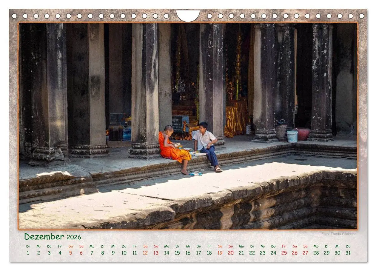 Bild: 9783457951040 | Kambodscha, Angkor Thom, Angkor Wat und Bayon (Wandkalender 2026...