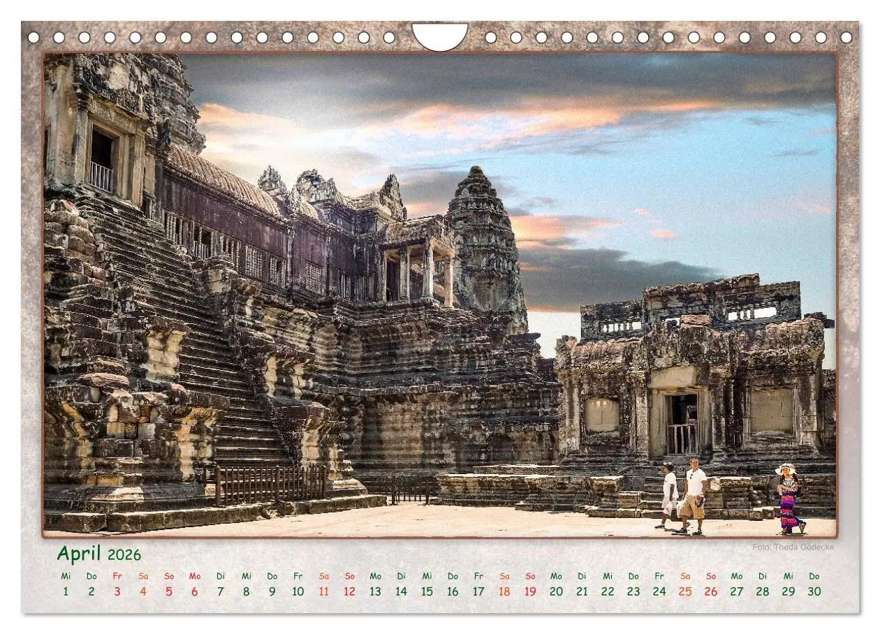 Bild: 9783457951040 | Kambodscha, Angkor Thom, Angkor Wat und Bayon (Wandkalender 2026...