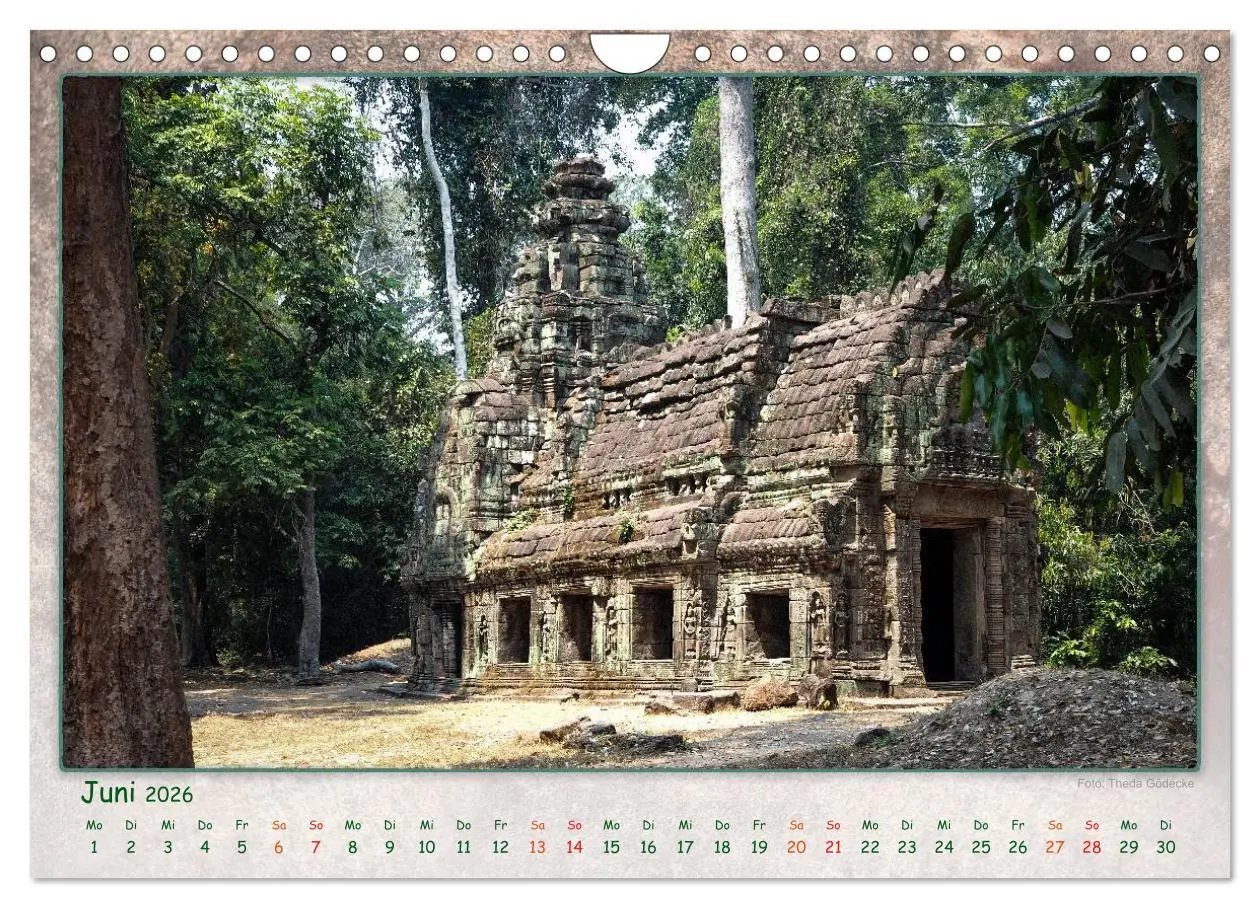 Bild: 9783457951040 | Kambodscha, Angkor Thom, Angkor Wat und Bayon (Wandkalender 2026...