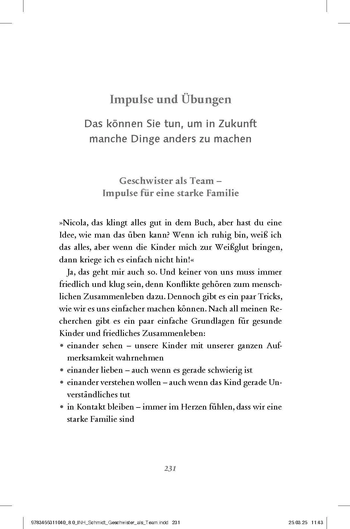 Bild: 9783466311040 | Geschwister als Team | Nicola Schmidt | Buch | 240 S. | Deutsch | 2018
