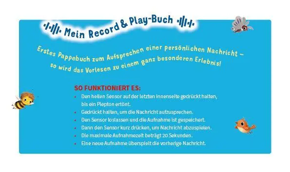 Bild: 9783480241040 | Mein Record &amp; Play-Buch: Träum schön, kleiner Schatz | Ottenschläger