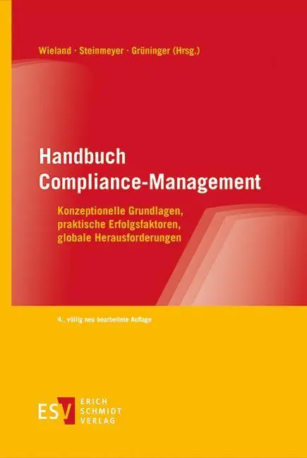 Cover: 9783503241040 | Handbuch Compliance-Management | Josef Wieland (u. a.) | Buch | 2025