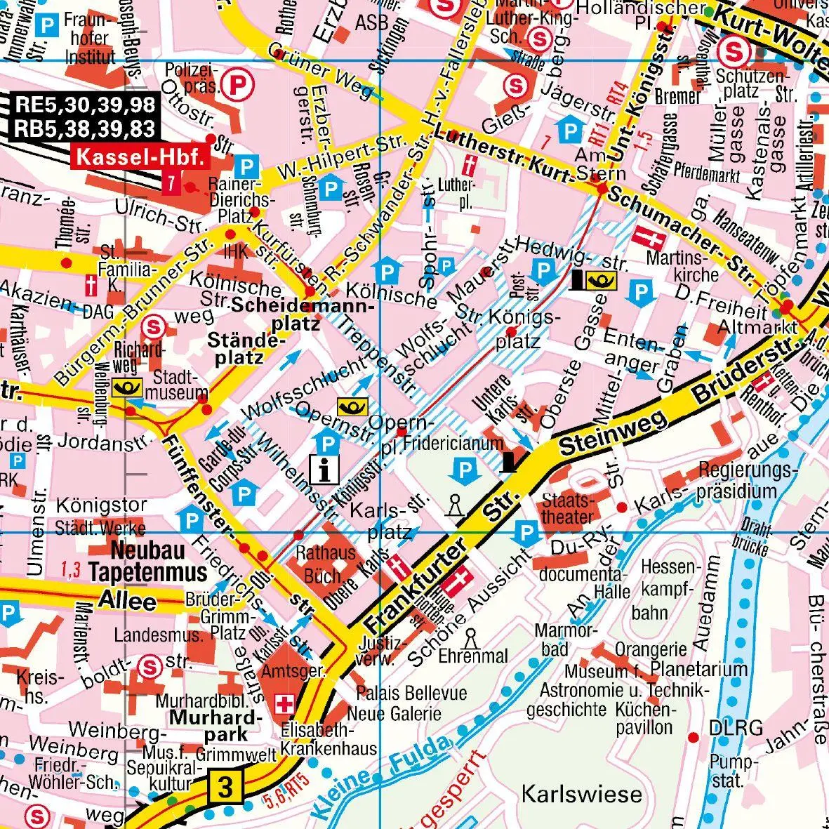 Bild: 9783827901040 | Falk Cityplan Kassel 1:15.000 | (Land-)Karte | Falk Citypläne | 2025