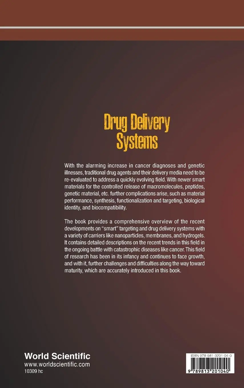 Rückseite: 9789813201040 | DRUG DELIVERY SYSTEMS | Pieter Stroeve &amp; Morteza Mahmoudi | Buch