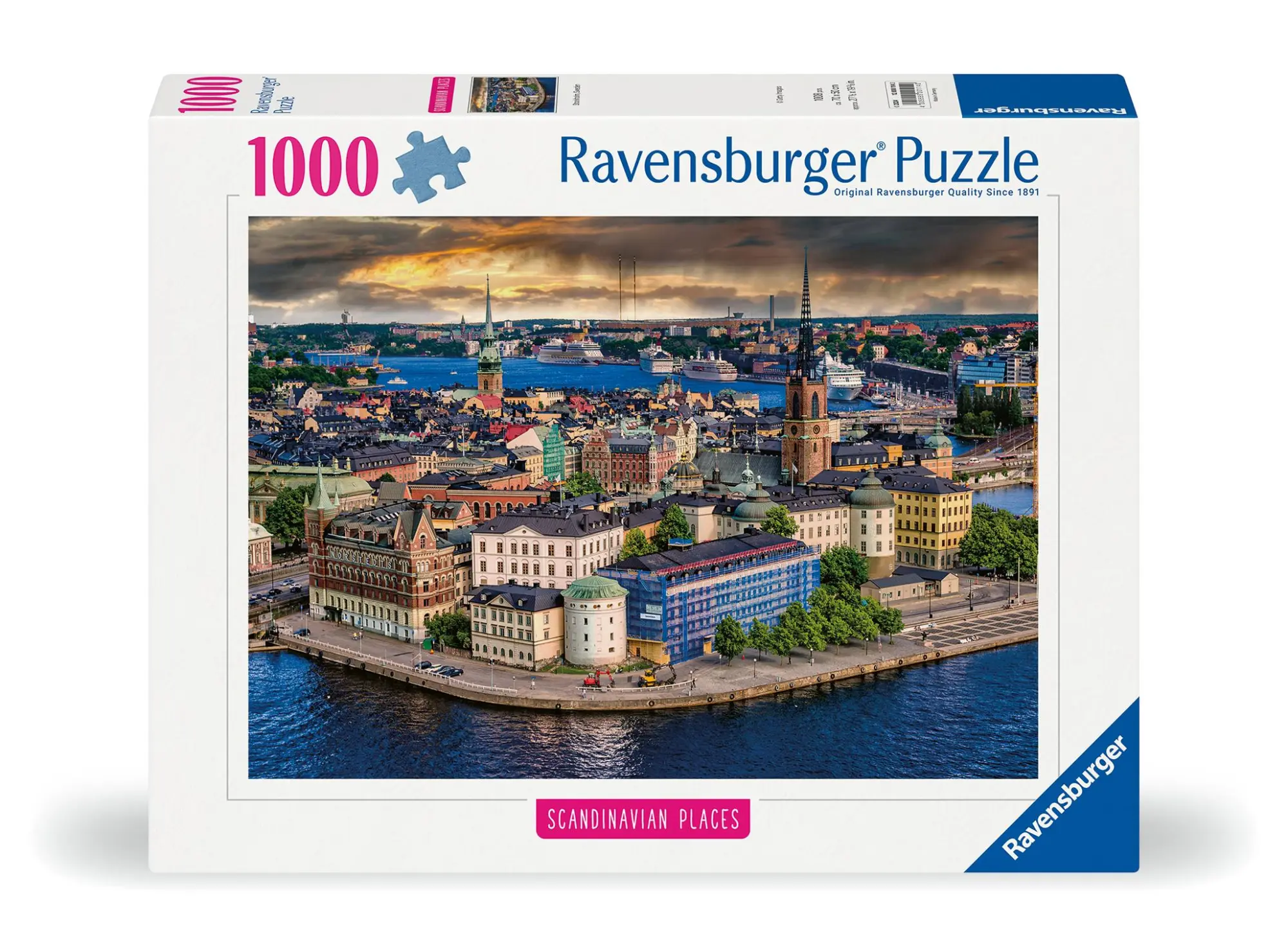 Cover: 4005555001140 | Erwachsenenpuzzle 1000 Teile - Stockholm, Schweden | Spiel | 12000114