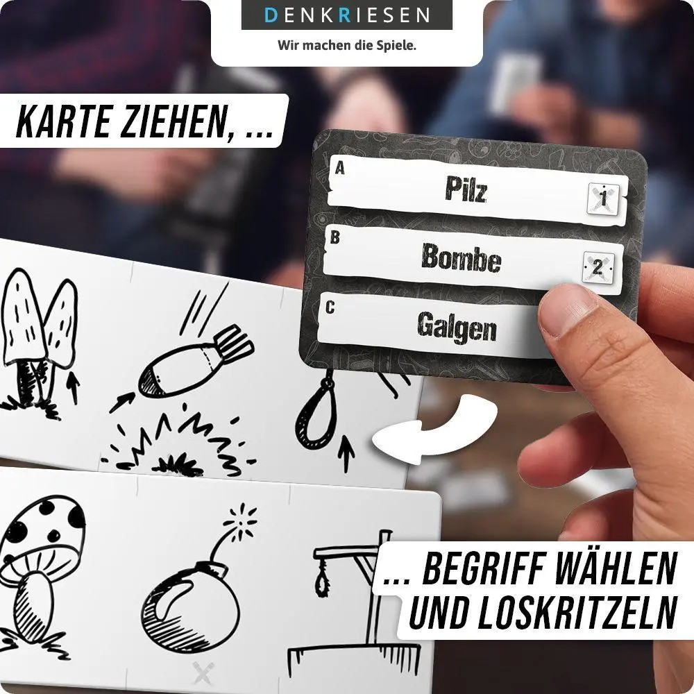 Bild: 4260528091140 | PARTYFIEBER - KRITZELSCHLACHT® "Das gnadenlose Partyspiel" | Görz