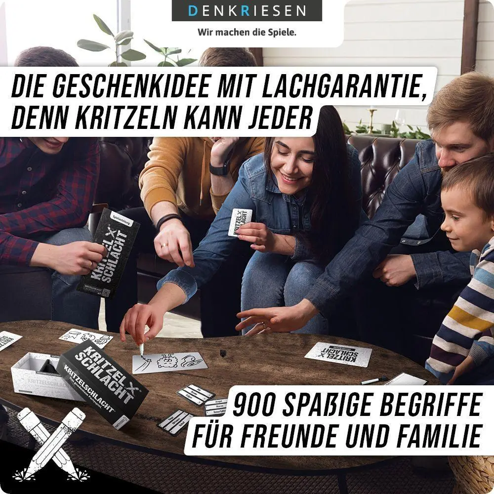 Bild: 4260528091140 | PARTYFIEBER - KRITZELSCHLACHT® "Das gnadenlose Partyspiel" | Görz