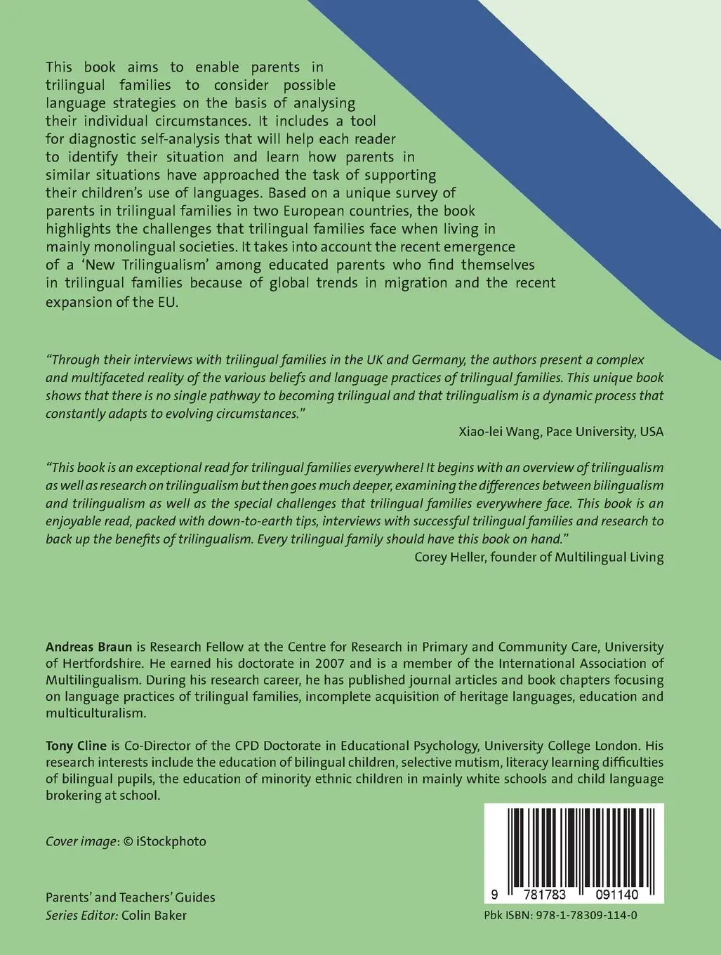 Rückseite: 9781783091140 | Language Strategies for Trilingual Families | Parents' Perspectives