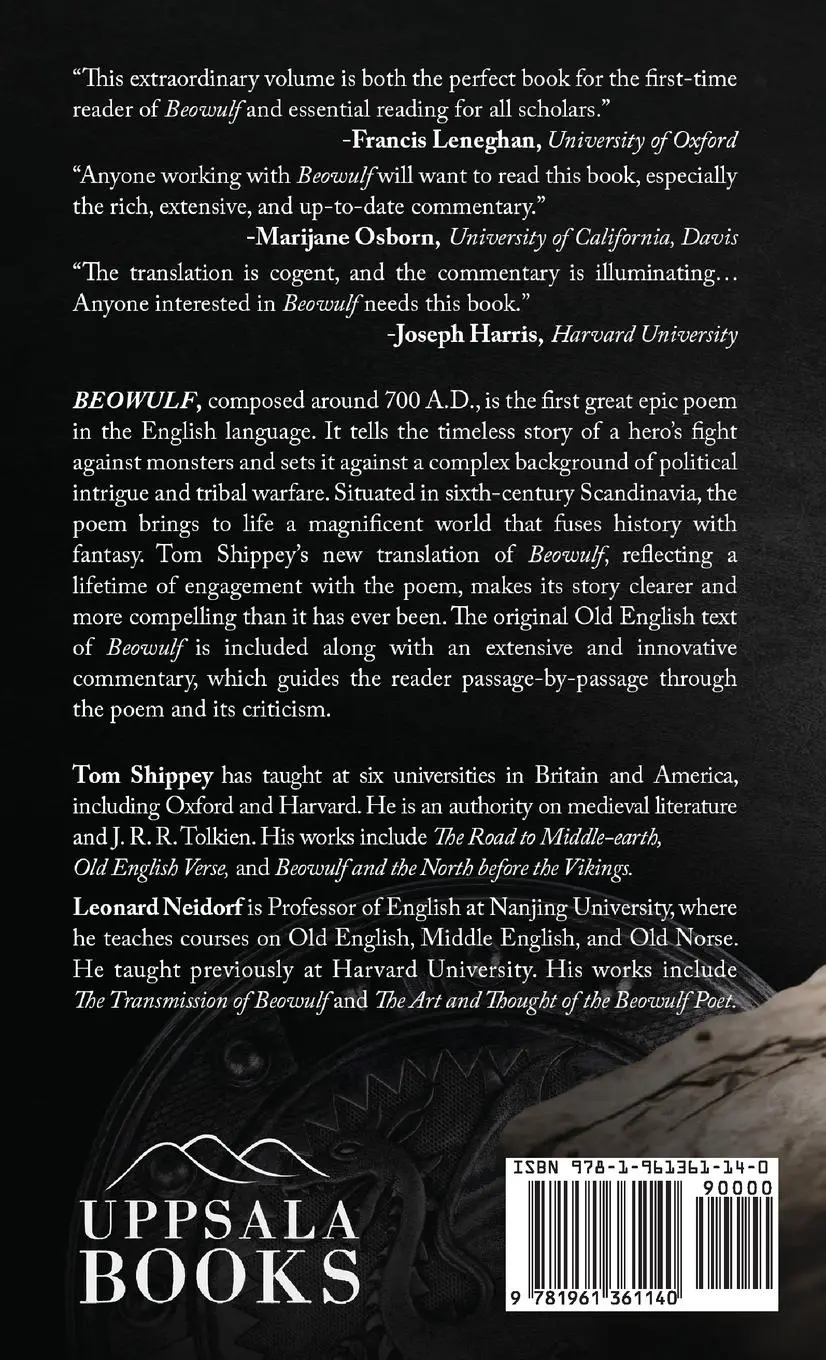 Rückseite: 9781961361140 | Beowulf Translation and Commentary (Expanded Edition) | Neidorf | Buch