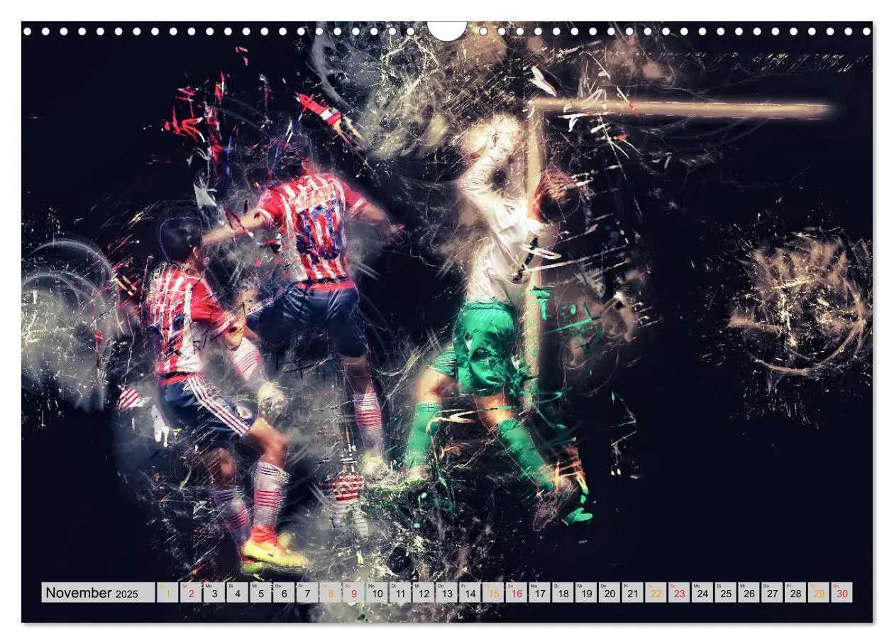 Bild: 9783435161140 | Fußball - extrem (Wandkalender 2025 DIN A3 quer), CALVENDO...