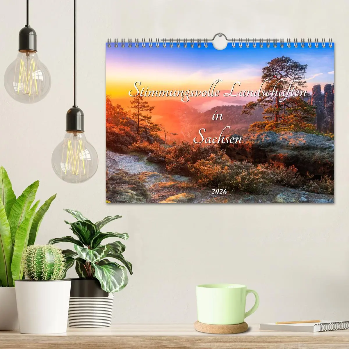 Bild: 9783457631140 | Stimmungsvolle Landschaften in Sachsen 2026 (Wandkalender 2026 DIN...