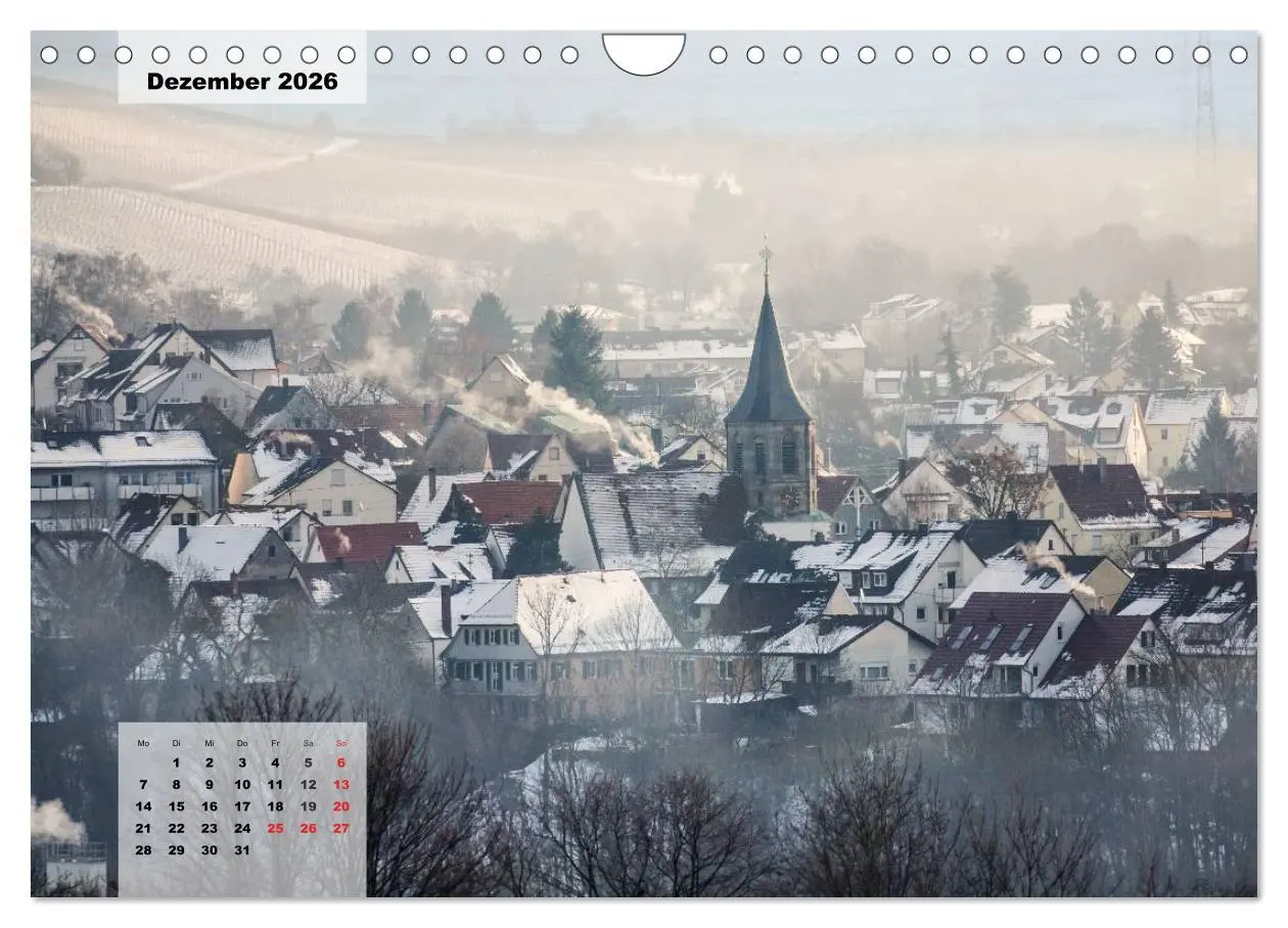 Bild: 9783516031140 | Kontraste Waiblingen (Wandkalender 2026 DIN A4 quer), CALVENDO...