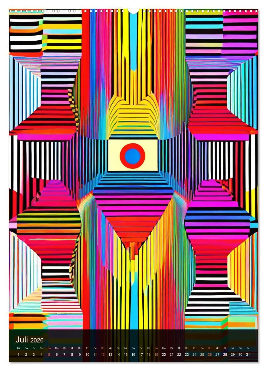 Bild: 9783516271140 | OP Art Nichts für schwache Augen (hochwertiger Premium Wandkalender...