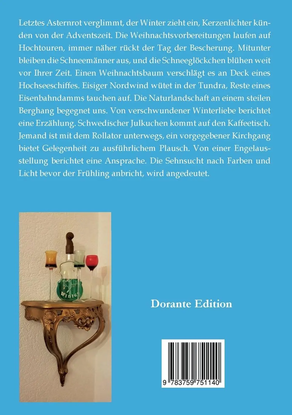 Rückseite: 9783759751140 | Tagesanbruch im Januar | Esther Wäcken (u. a.) | Taschenbuch | 148 S.