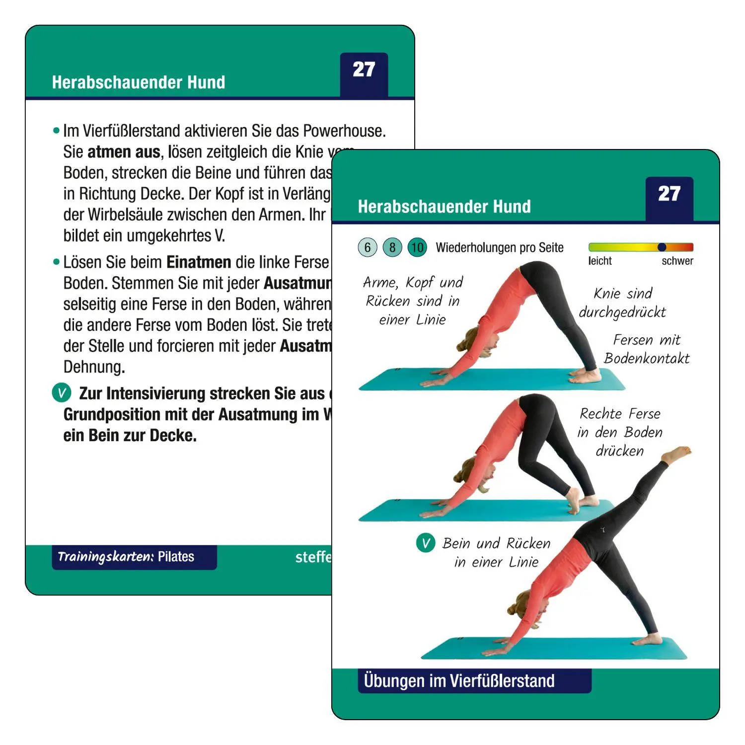 Bild: 9783957991140 | Trainingskarten: Pilates ohne Geräte | Benno Paulitz (u. a.) | Buch