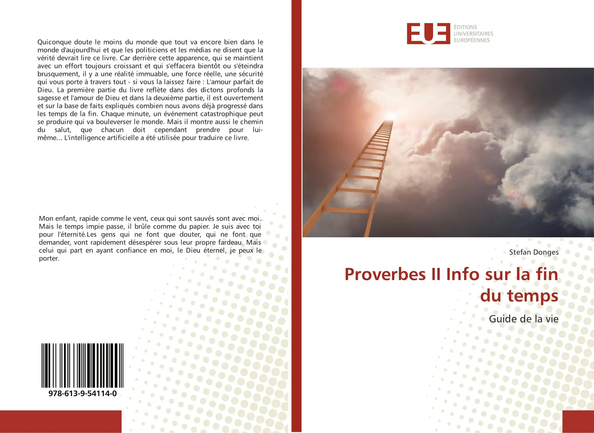 Cover: 9786139541140 | Proverbes II Info sur la fin du temps | Guide de la vie | Donges