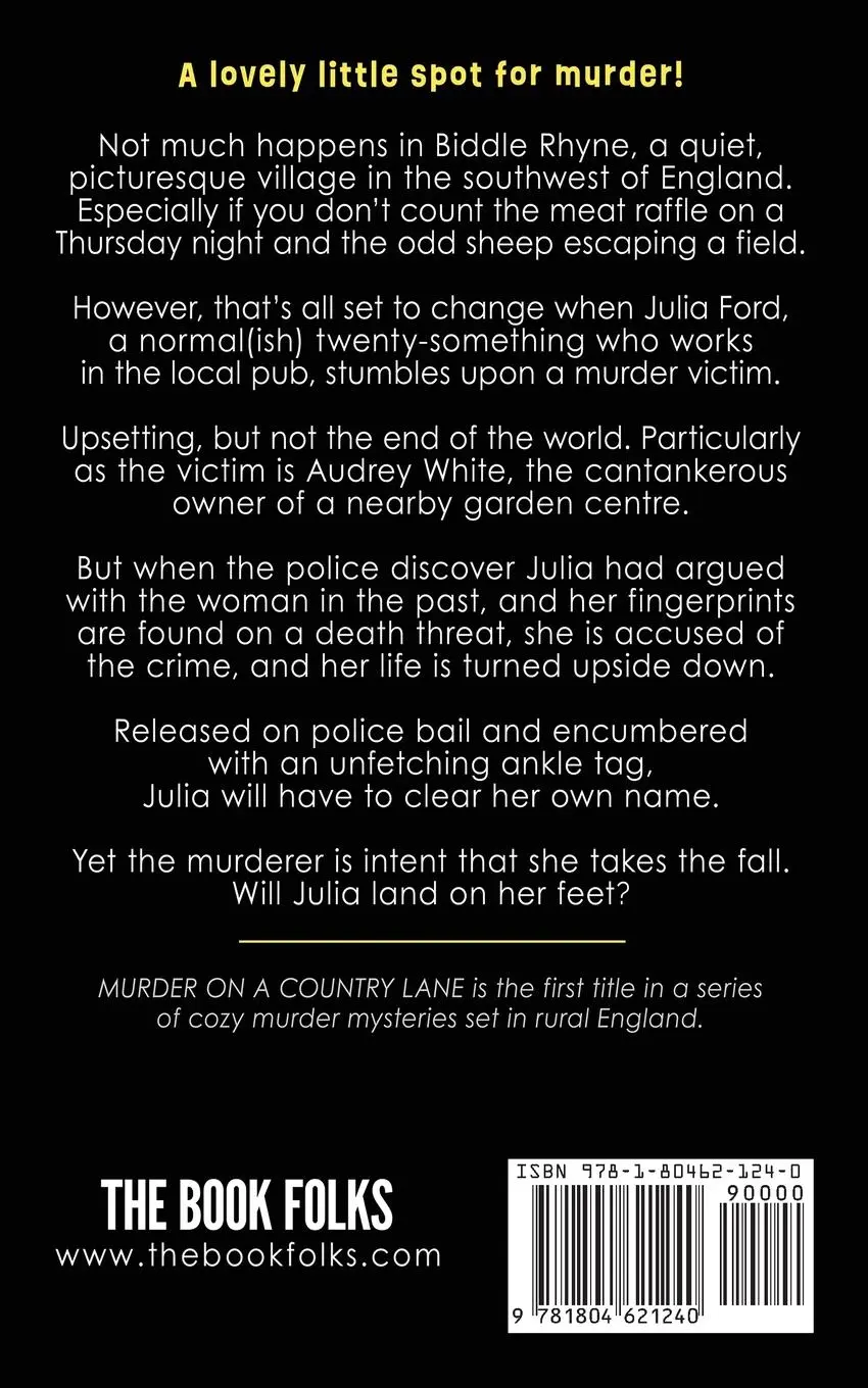 Rückseite: 9781804621240 | MURDER ON A COUNTRY LANE | Gripping cozy English mystery fiction
