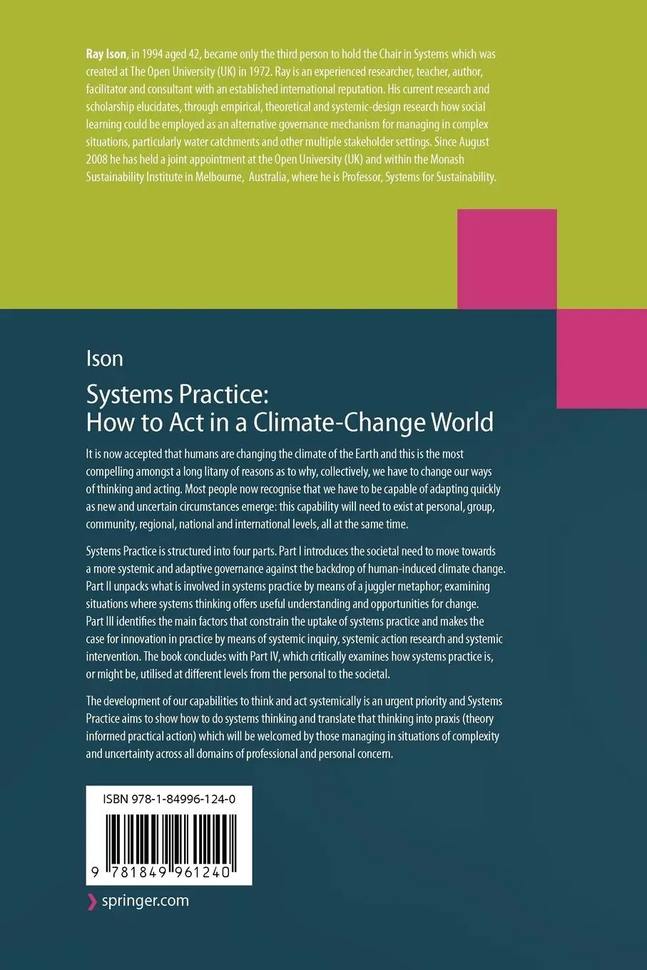 Rückseite: 9781849961240 | Systems Practice: How to Act in a Climate Change World | Ray Ison
