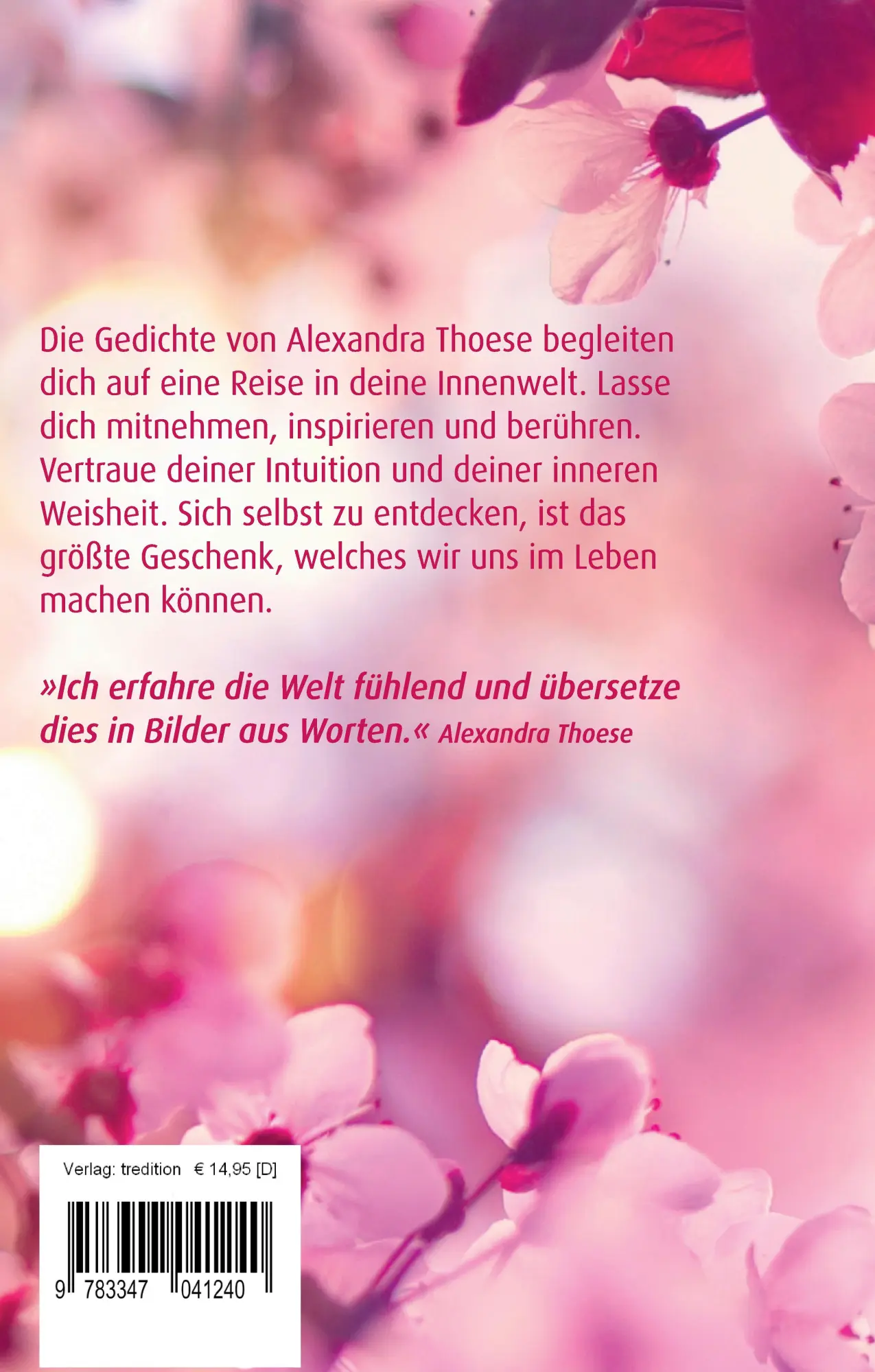 Rückseite: 9783347041240 | Seelenpoesie - Worte, die das Herz berühren | Alexandra Thoese | Buch