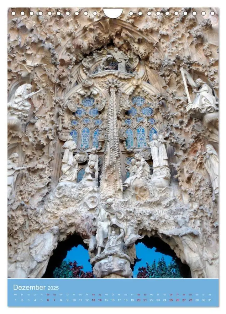 Bild: 9783435911240 | Sagrada Família - Gaudís unvollendetes Meisterwerk (Wandkalender...