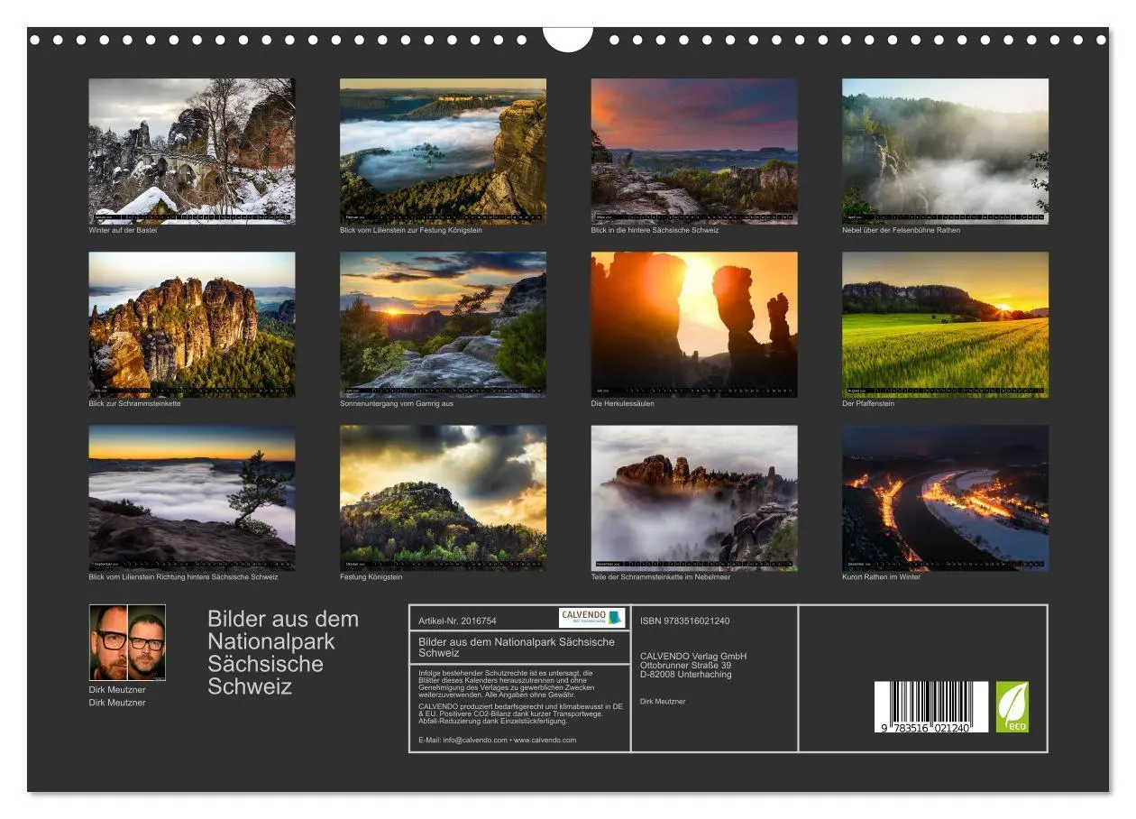 Bild: 9783516021240 | Bilder aus dem Nationalpark Sächsische Schweiz (Wandkalender 2026...