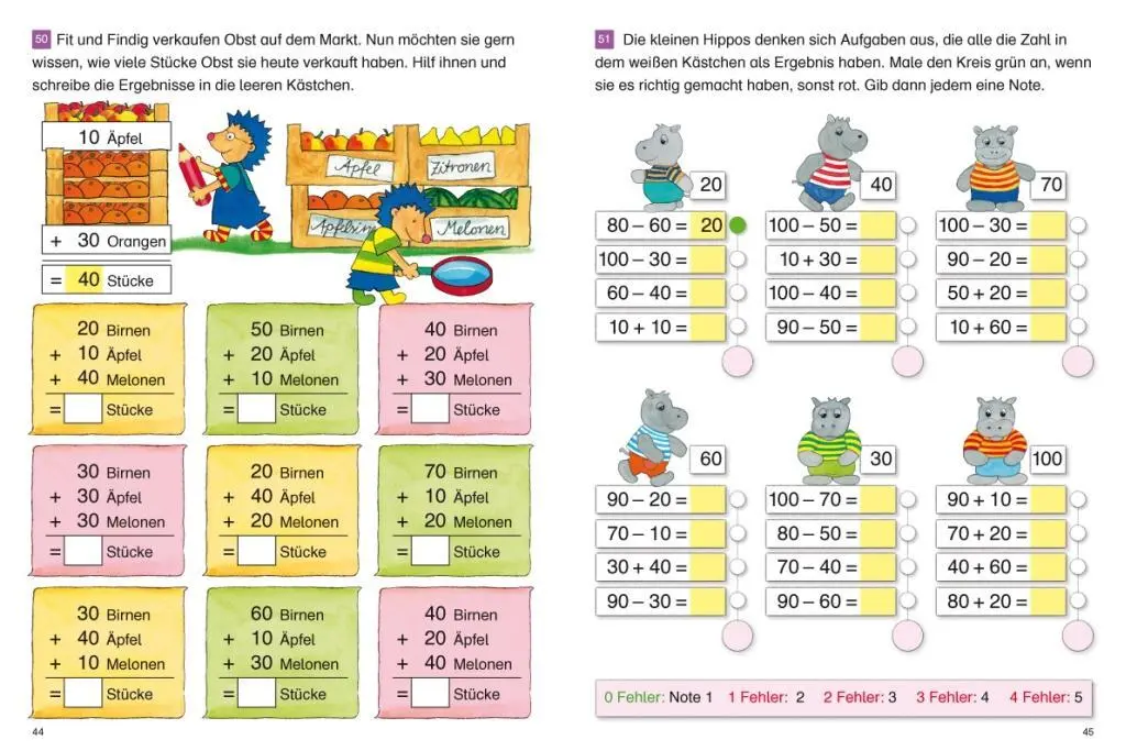 Bild: 9783940811240 | Fragenbär - Richtig rechnen 1. Klasse | Vera Lohmann | Broschüre