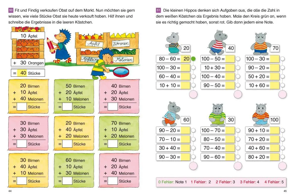 Bild: 9783940811240 | Fragenbär - Richtig rechnen 1. Klasse | Vera Lohmann | Broschüre
