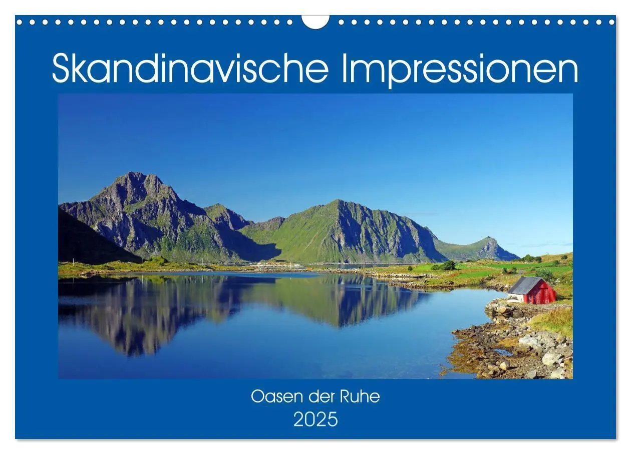Cover: 9783435831340 | Skandinavische Impressionen - Oasen der Ruhe (Wandkalender 2025 DIN...