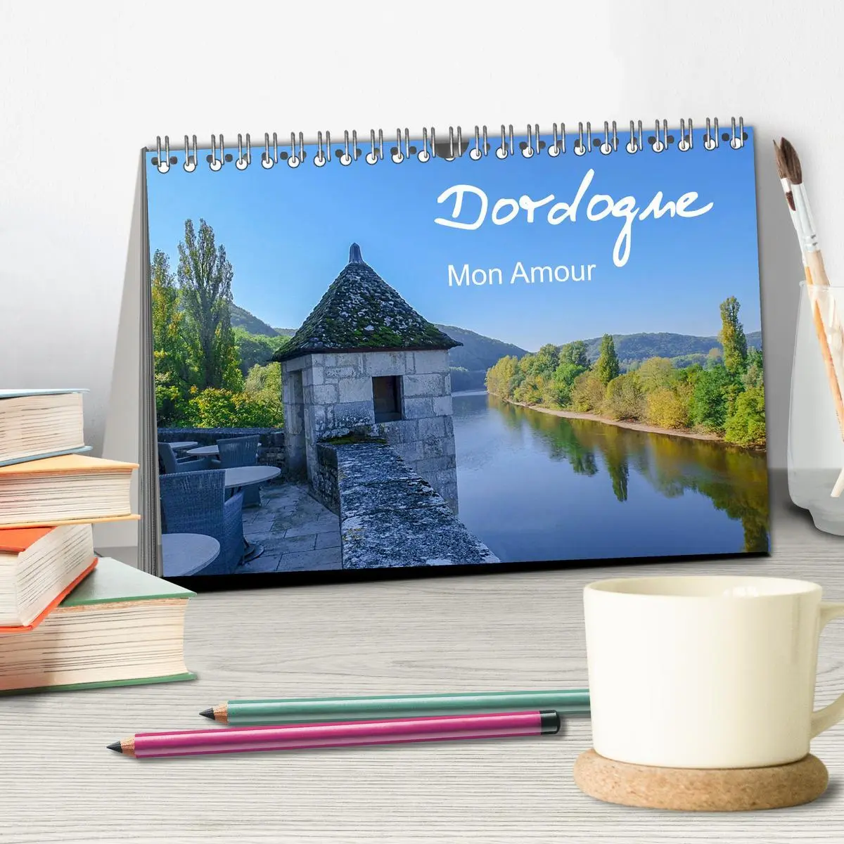 Bild: 9783457781340 | Dordogne Mon Amour (Tischkalender 2026 DIN A5 quer), CALVENDO...