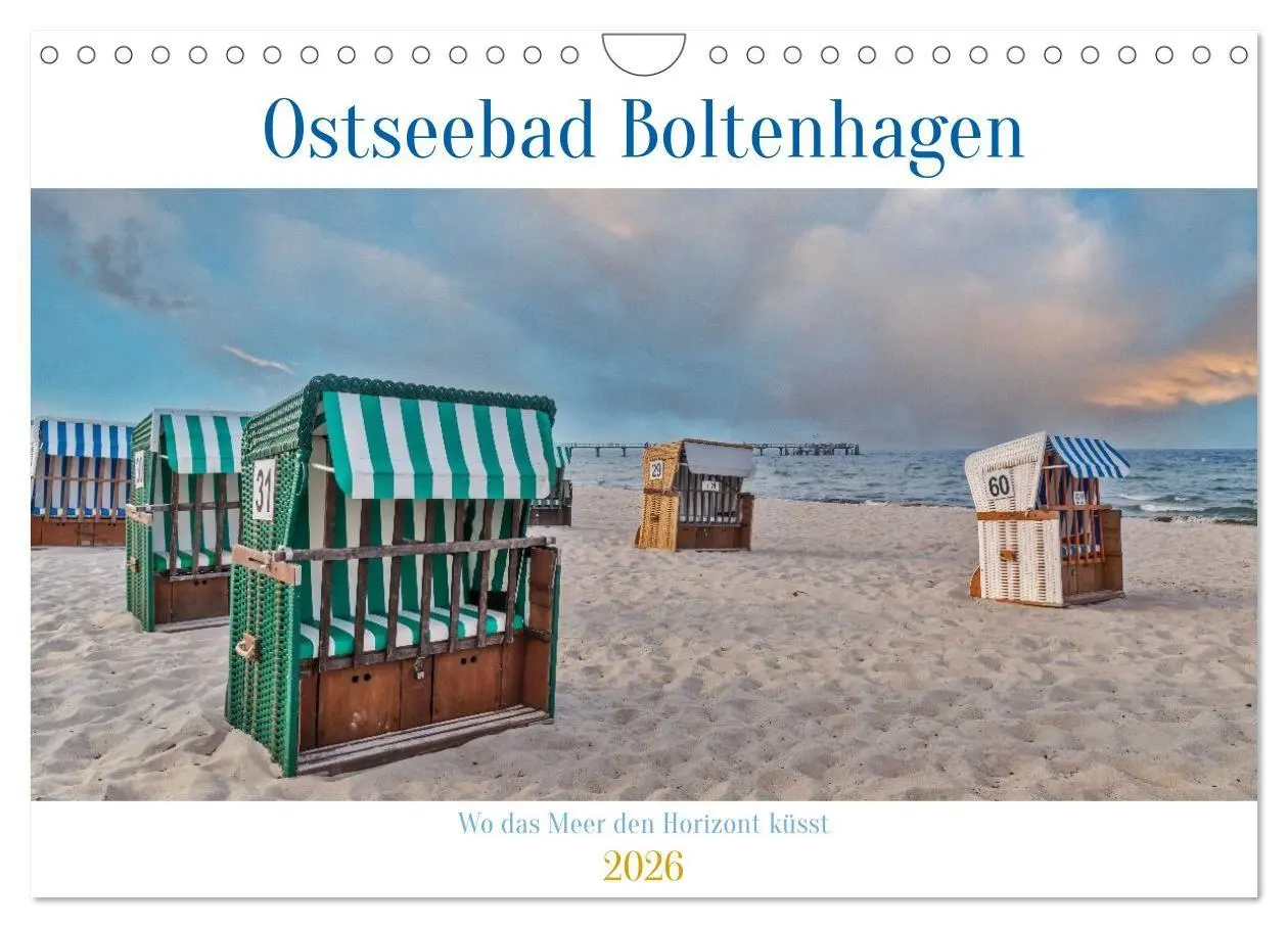 Cover: 9783516701340 | Ostseebad Boltenhagen (Wandkalender 2026 DIN A4 quer), CALVENDO...