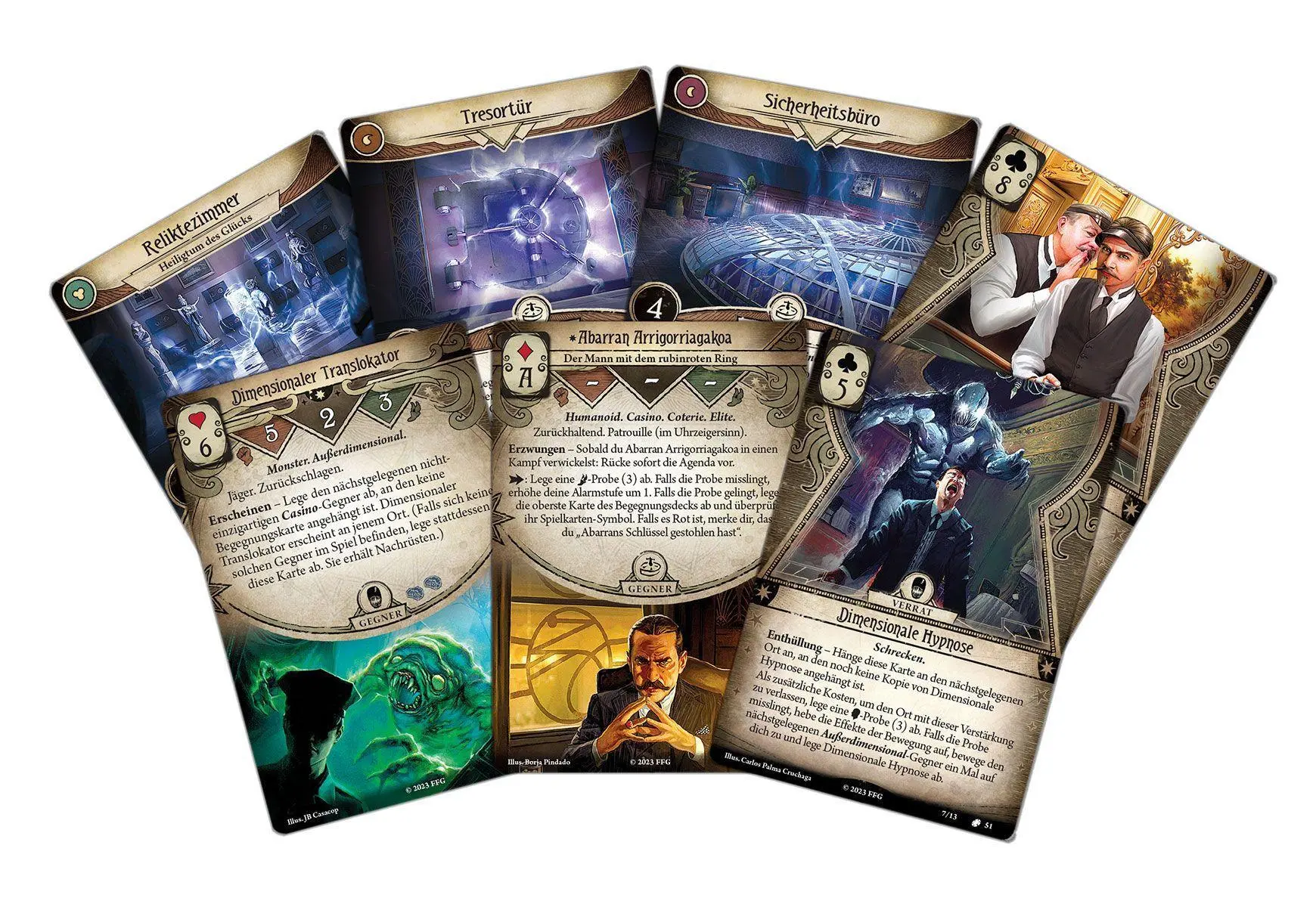Bild: 841333121440 | Arkham Horror Das Kartenspiel - Fortune and Folly | French (u. a.)