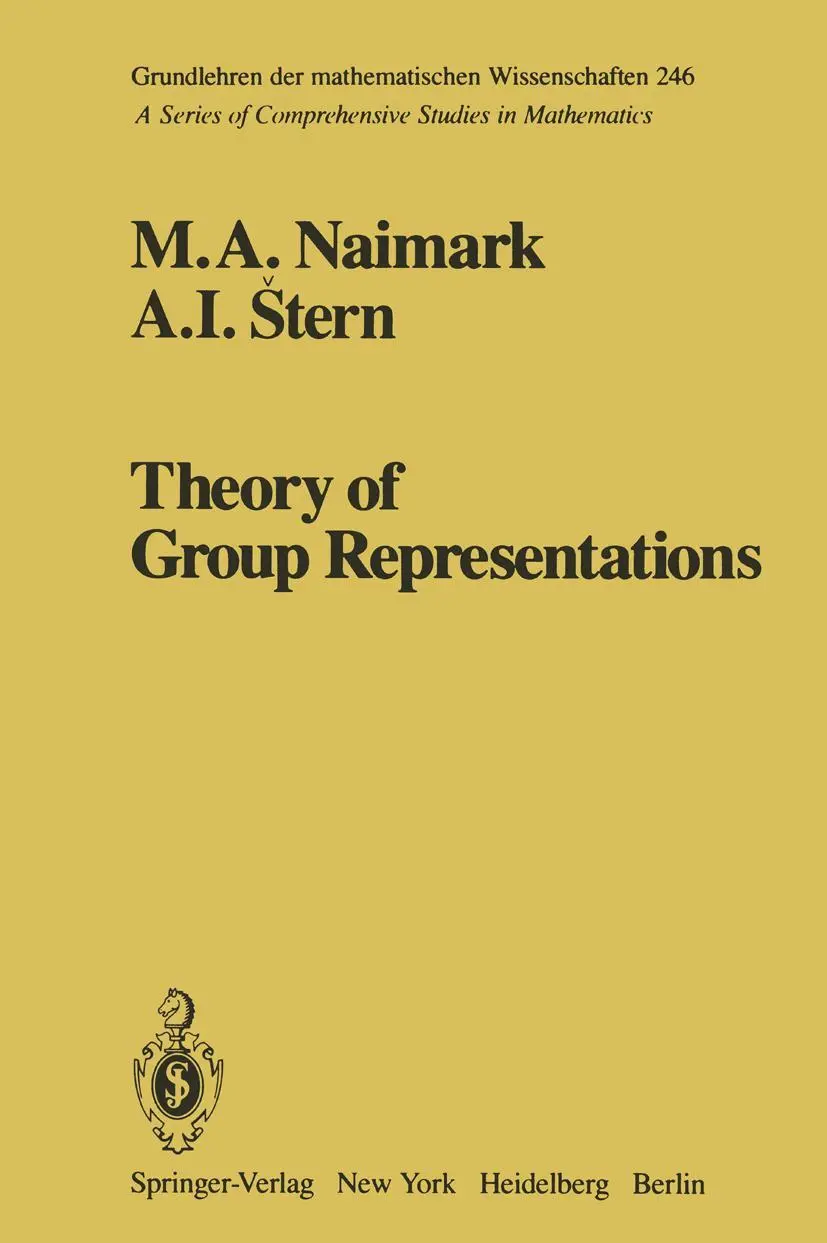 Cover: 9781461381440 | Theory of Group Representations | A. I Stern (u. a.) | Taschenbuch | x