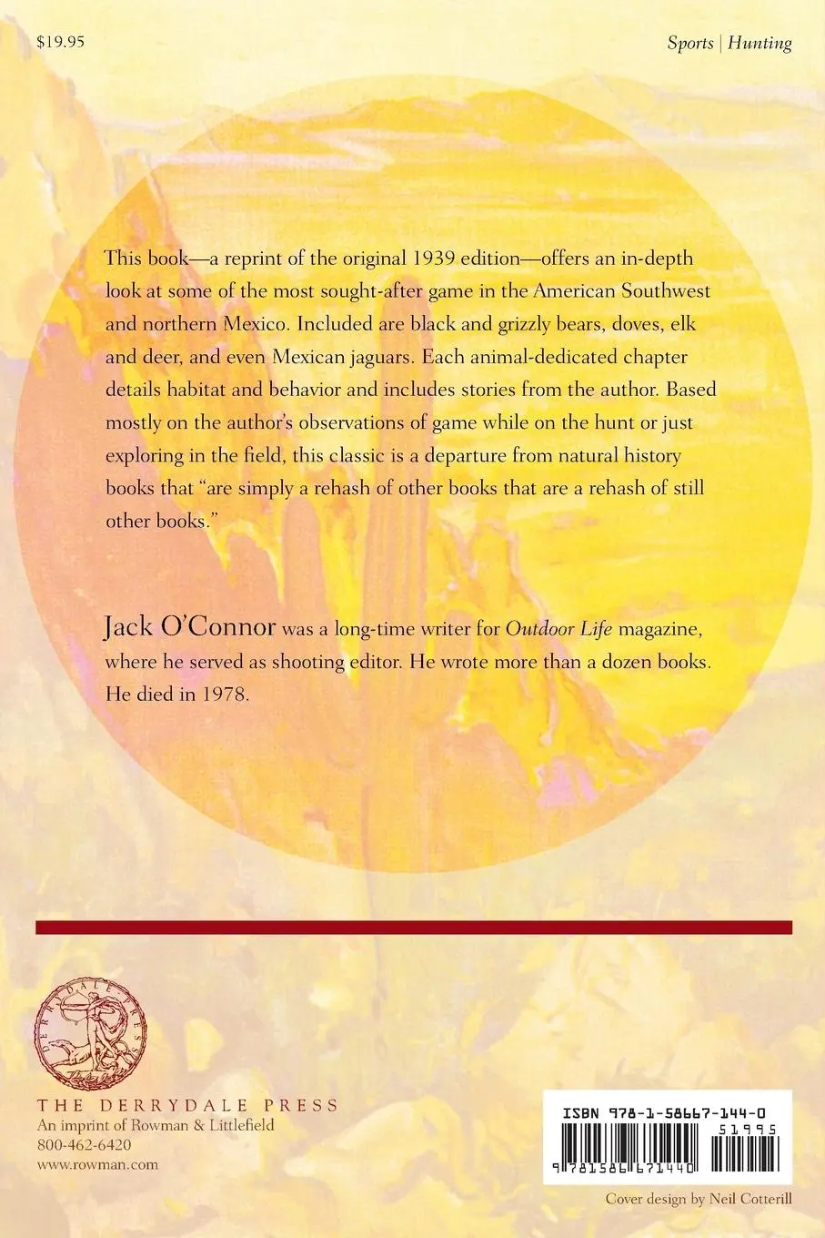 Rückseite: 9781586671440 | Game in the Desert | Jack O'Connor | Taschenbuch | Englisch | 2014