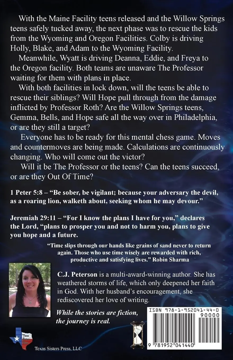 Rückseite: 9781952041440 | Out of Time (Sands of Time Trilogy, Book 3) | C. J. Peterson | Buch