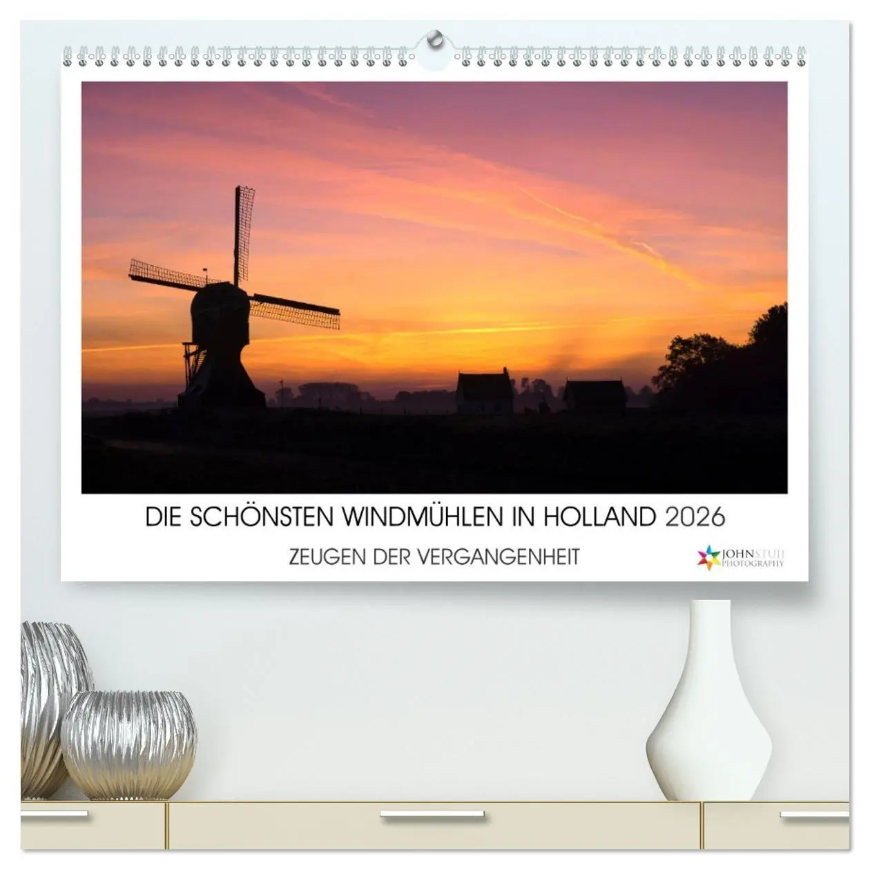 Cover: 9783457771440 | DIE SCHÖNSTEN WINDMÜHLEN IN HOLLAND 2026 (hochwertiger Premium...